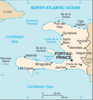 General Map of Haiti