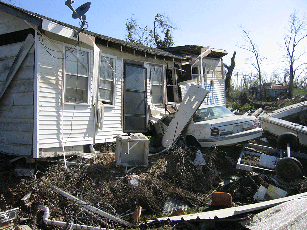 The damage to homes leaves whole neighborhoods unrecognizable.