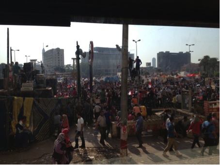 The day after, Midan Tahrir, July 4, 2013. Photo Copyright: Maria Frederika Malmström.