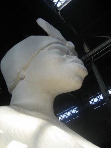 Close-up of HER from the Kara Walker exhibit "A Subtlety, or the Marvelous Sugar Baby". Photo by Antoinette T. Jackson.