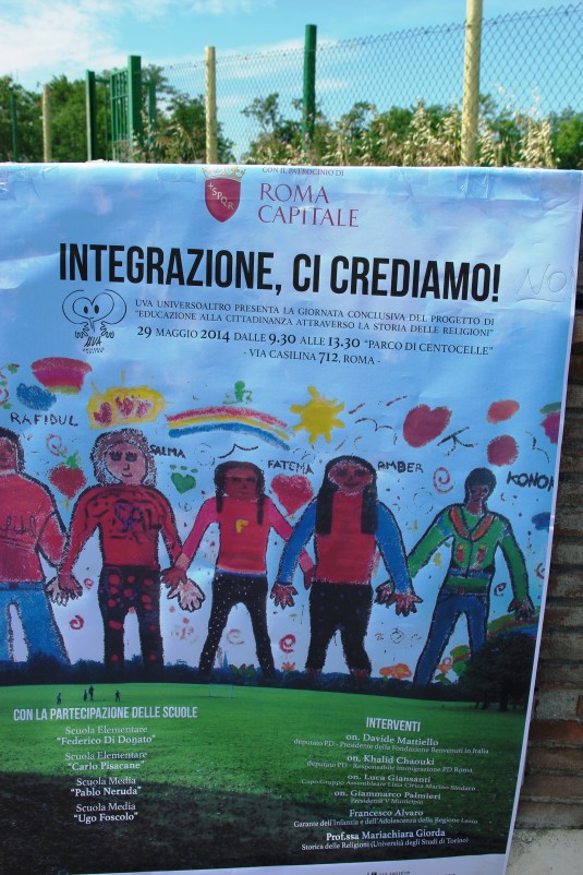 Rome: “Integration, we believe in it!” Do we? Photo by Maurizio Albahari.
