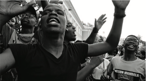 Figure 3. Protesters. Photo by Desmond Bowles, April 2016 (CC BY SA 4.0).