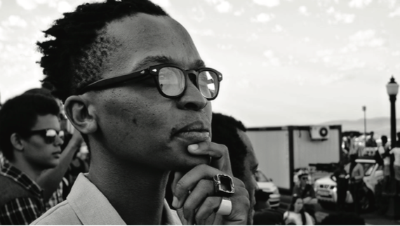 Figure 9. Young man in crowd. Photo by Desmond Bowles, April 2016 (CC BY SA 4.0).